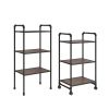 6-story corner shelf plant flower shelf rack bathroom storage tower industrial style practical storage rack metal frame modern furniture home office