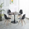 Special Dining Table,MDF Dining Table , Kitchen Table,Black AND WALNUT,exective desk