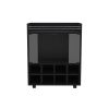 Bar Cart Philadelphia, Living Room, Black