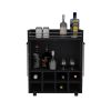 Bar Cart Philadelphia, Living Room, Black