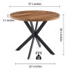 Table Leg Only!! Easy-Assembly Round Dining Table,Coffee Table for Cafe/Bar Kitchen Dining Office