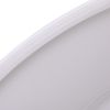 White Square Dining Table, Modern Tulip Kitchen Dinner Table with Pesdestal Base for 2 or 4 Persons, White