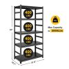 63 "H garage shelves, bookshelves, kitchen shelves