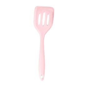 Thickened One-piece High Temperature Resistance Silicone Spatula (Color: pink)