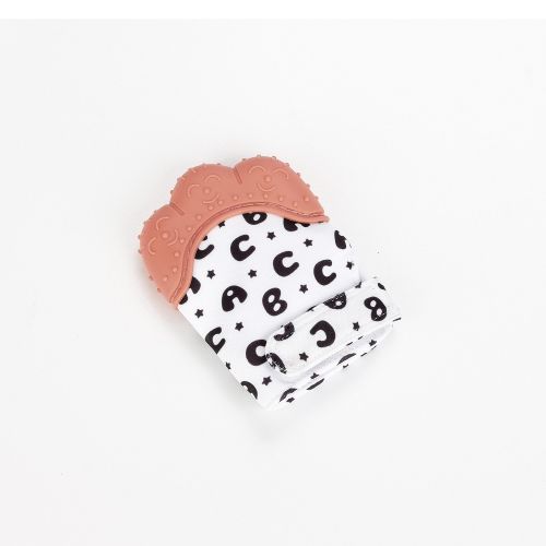 Anti-scratch Face Prevent Hand Sucking Biteable Silicone Molar Baby And Infant Gloves